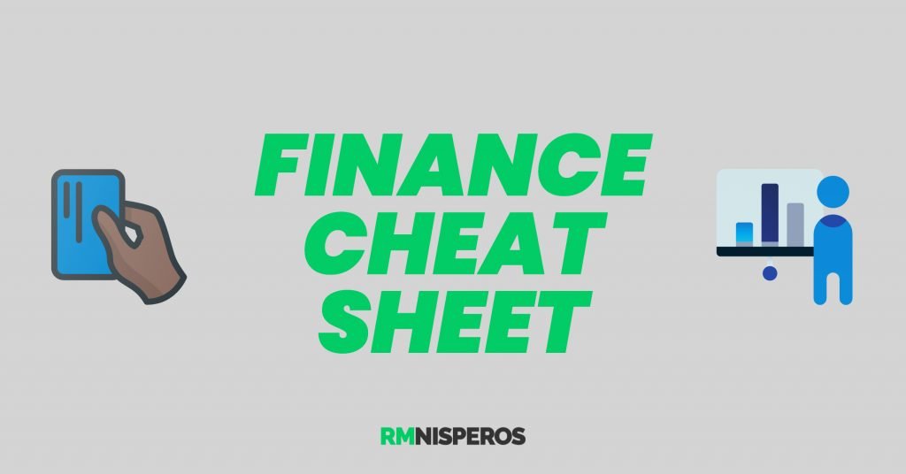 Finance Cheat Sheet: Formulas and Concepts 10