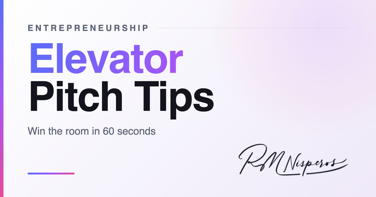 5 Best Elevator Pitch Tips for Entrepreneurs